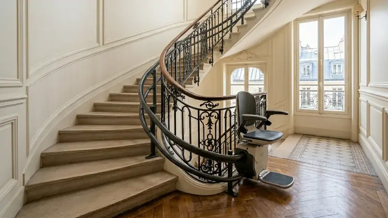 Monte-escalier à Bruxelles (1000)