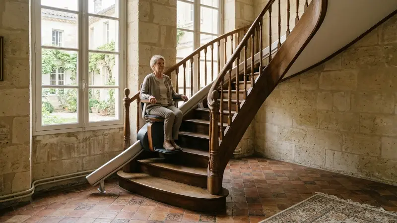 Monte-escalier à Charleroi (6000)