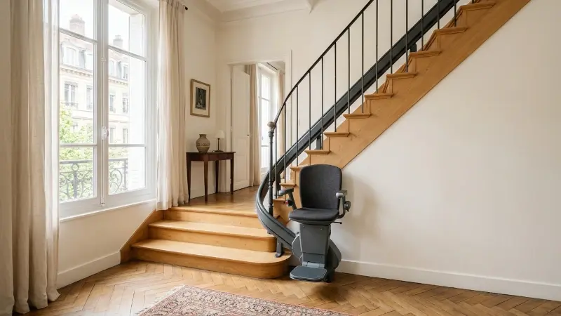 Monte-escalier à Gand (9000)