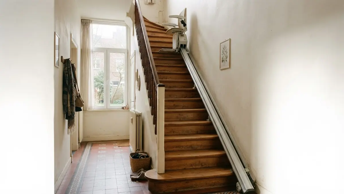 Monte-escalier à Mouscron (7700)