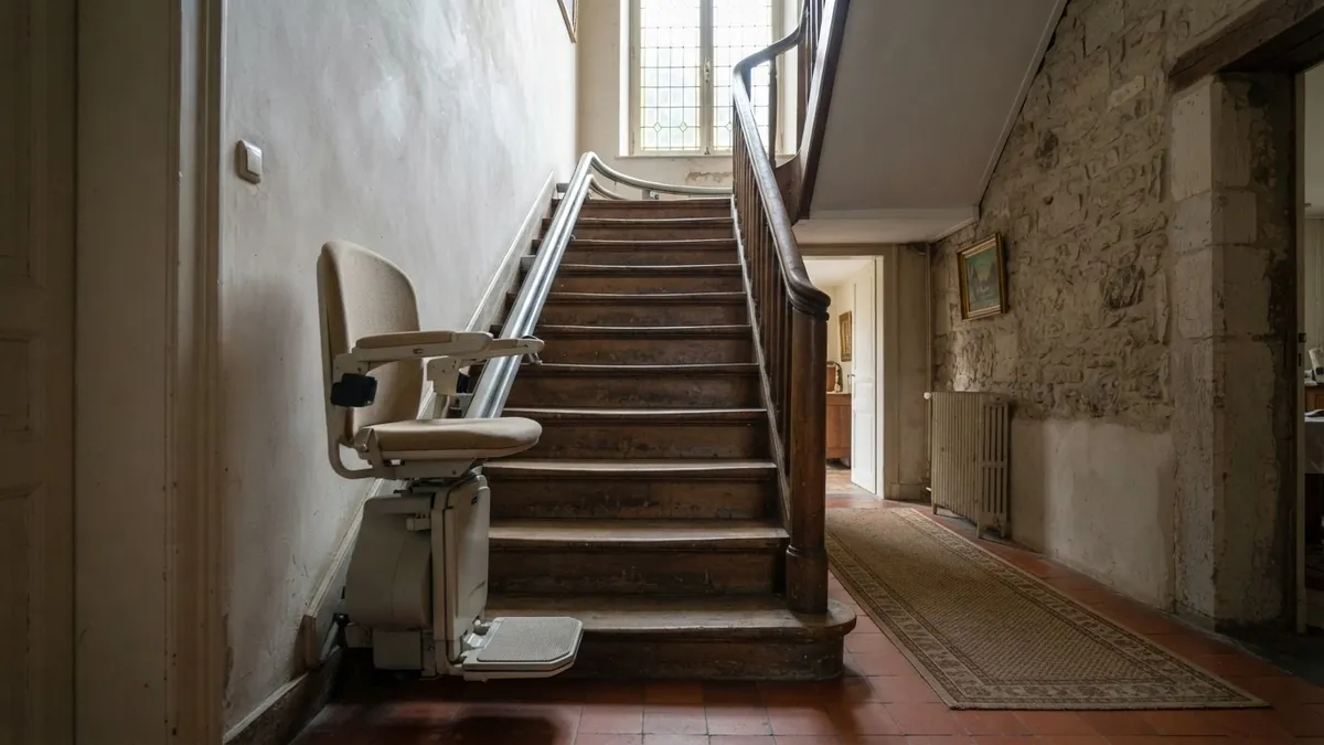 Monte-escalier en province de Liège