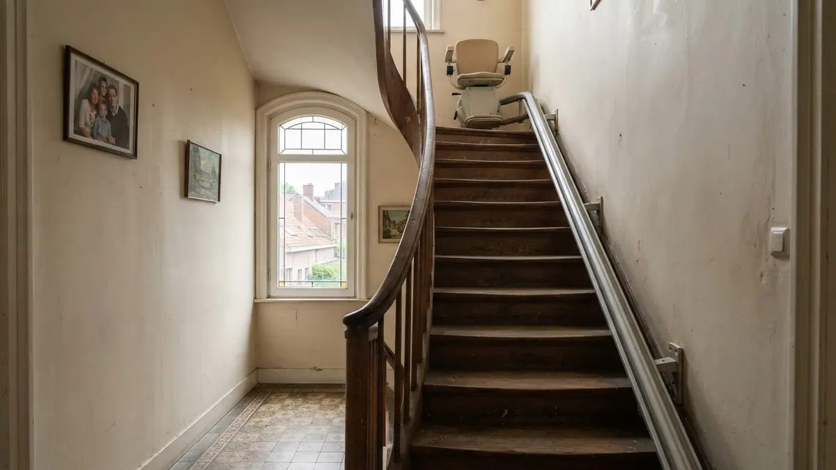 Monte-escalier à Schaerbeek (1030)