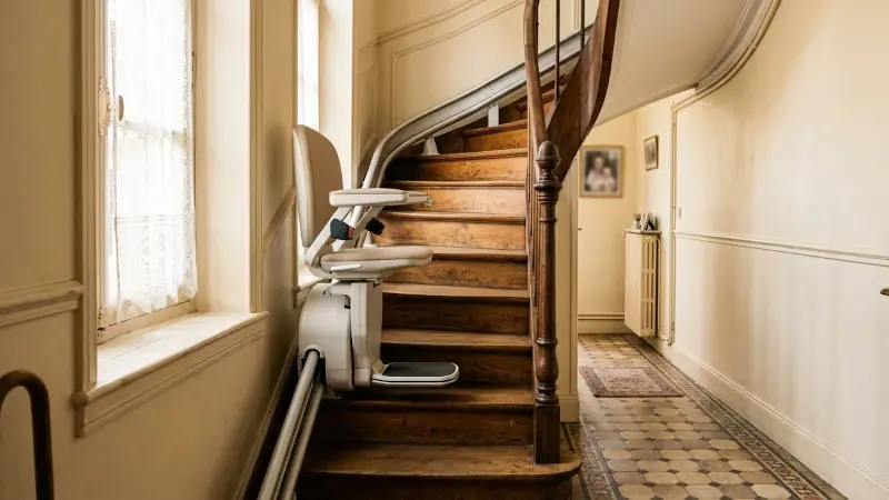 Monte-escalier à Tournai (7500)